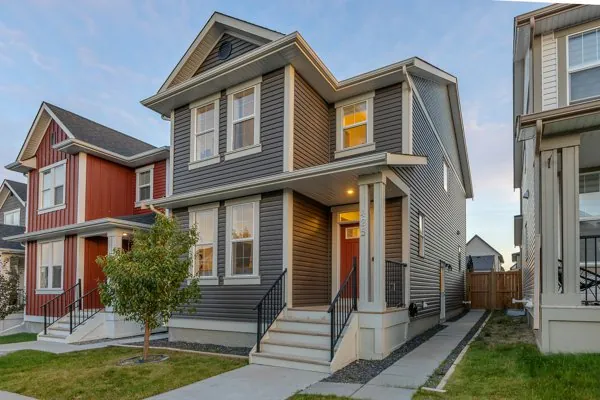 New two-storey home in a Calgary-area community